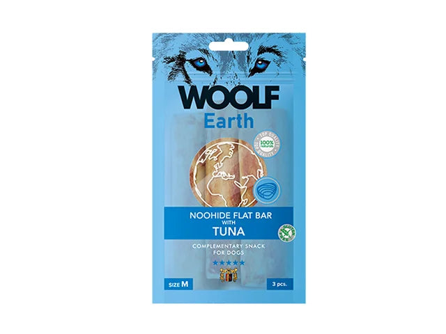 Woolf Earth Noohide Tuna Flat Bar 3stk