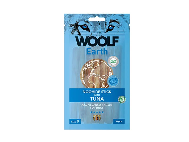 Woolf Earth Noohide Tuna Sticks 10stk
