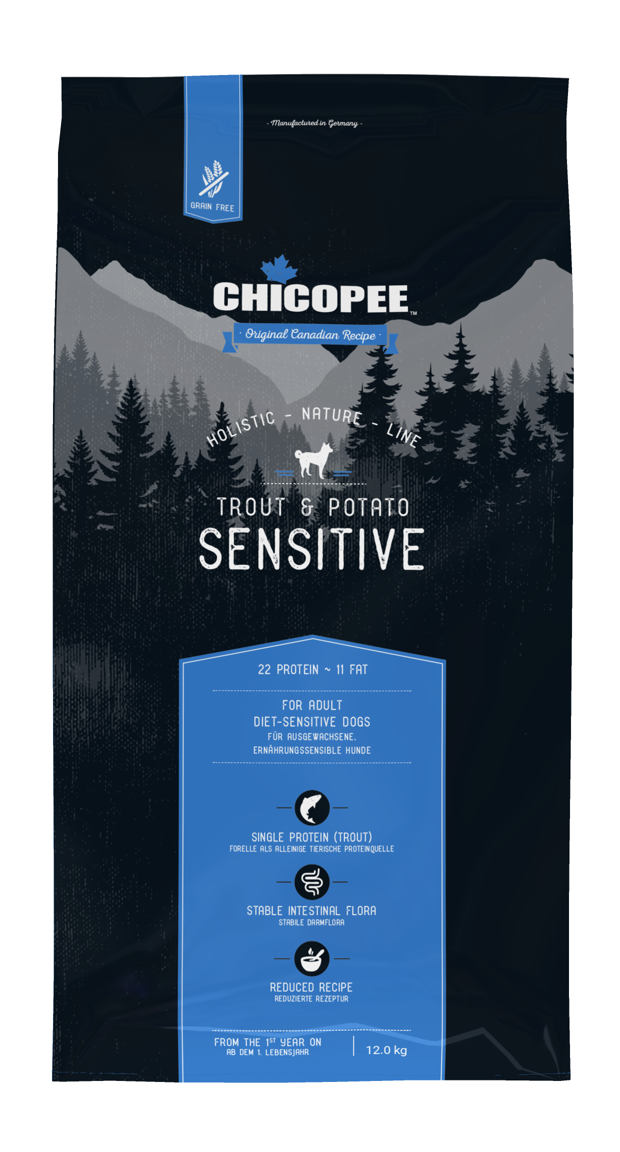 Chicopee ⎜Holistic - Adult ⎜Sensitive ⎜Trout (Ørred)