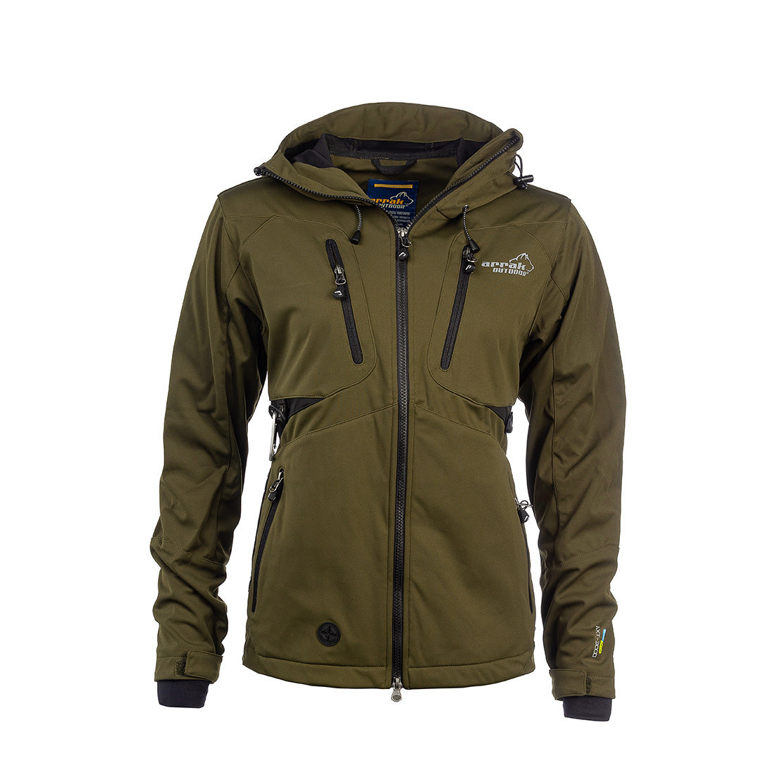 Akka Softshell Jakke, Kvinde - Olive XS